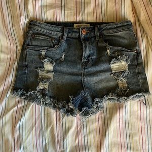 Almost famous jean shorts